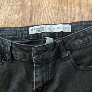 Charlotte Russe black skinny jeans
